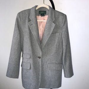 Vintage Ralph Lauren knit blazer.